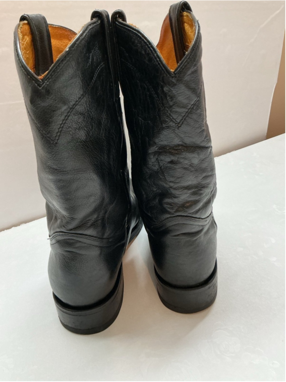 Leather boots mens size 10 D - Picture 4 of 6